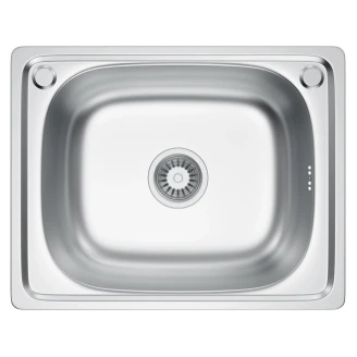 Rustfritt Stål Kjøkkenvask <strong>Renvia</strong>  Krom Matt 40x50 cm med Vannlås