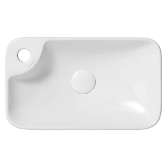 Håndvask Rektangulær <strong>Tia</strong>  Hvid Blank