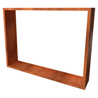 Vedstativ <strong>Vermis</strong>  Cortenstål 200x38x200 cm