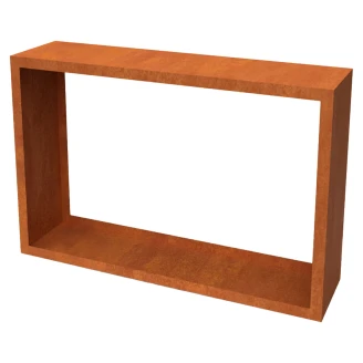 Vedstativ <strong>Vermis</strong>  Cortenstål 150x38x100 cm