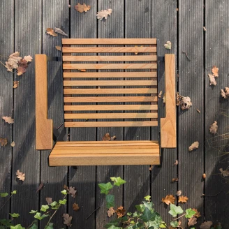 Hagesett Rosavia med Bord 80 cm & 2 Stoler Tre, Svart
