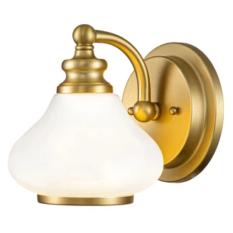 Hinkley Vegglampe Uno <strong>Ainsley</strong>  Messing