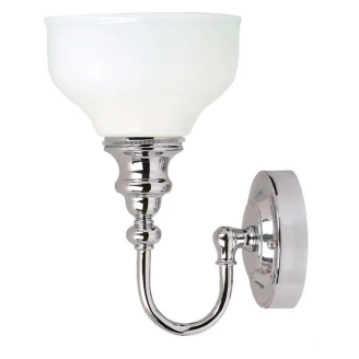 Elstead Vegglampe <strong>Cheadle</strong>  Krom, Hvit