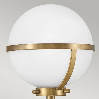 Hinkley Vegglampe Uno Opalglas Hollis Messing, Hvit