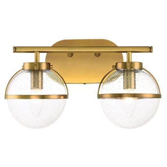 Hinkley Vegglampe Duo <strong>Hollis</strong>  Messing, Hvit