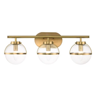 Hinkley Vegglampe Trio <strong>Hollis</strong>  Messing, Klar