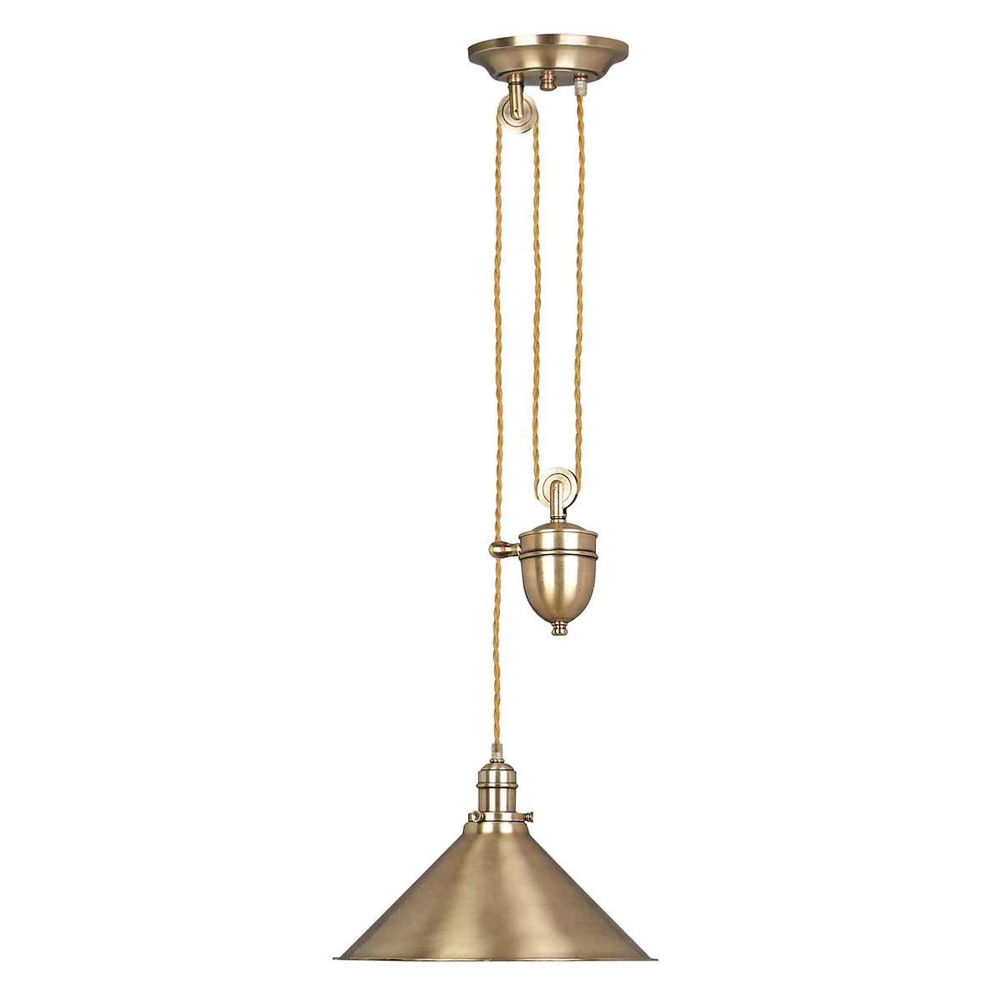 Elstead Hengelampe Provence Messing