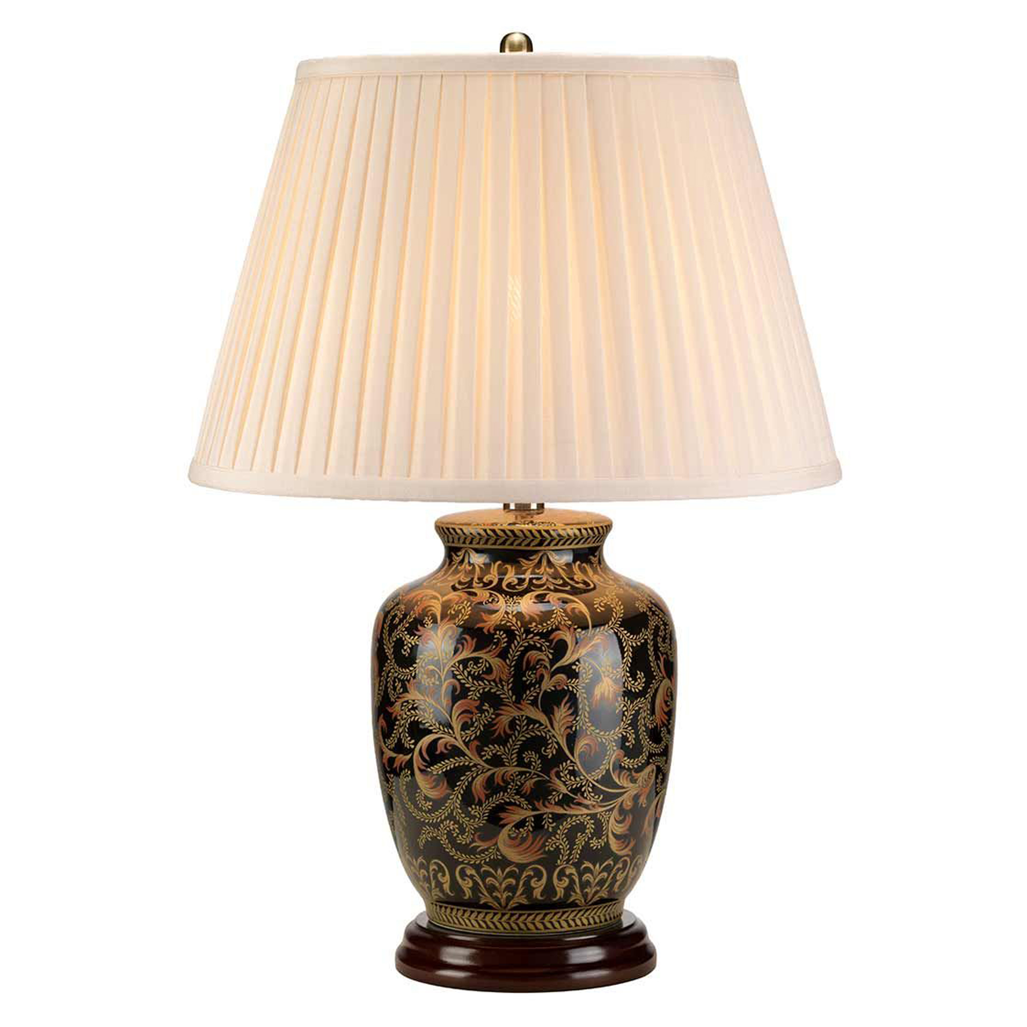 Elstead Bordlampe M Morris Gull, Svart