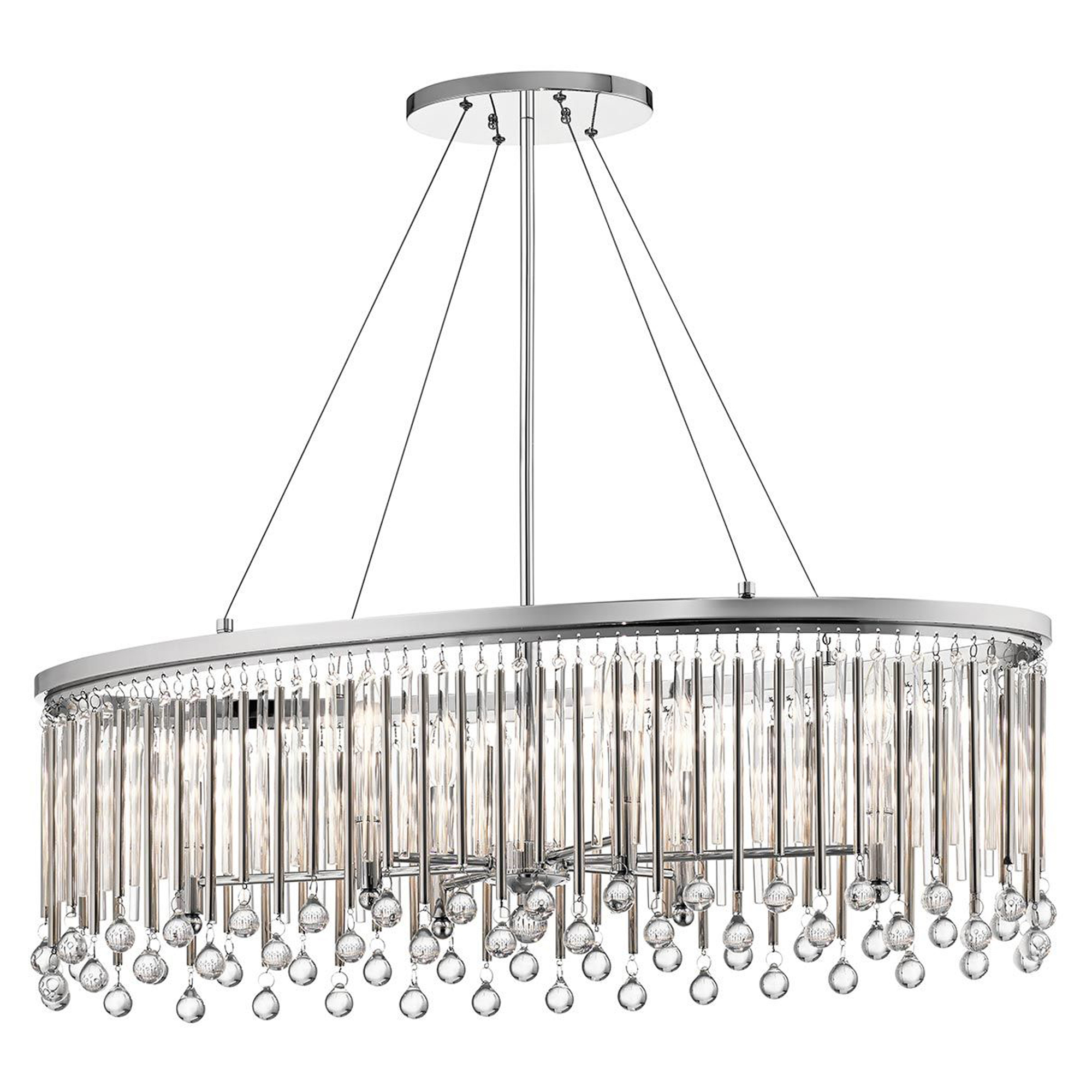 Kichler Hengelampe Oval Piper Krom