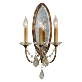 Feiss Vegglampe Trio <strong>Valentina</strong>  Oksidert Bronse