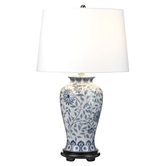 Elstead Bordlampe <strong>Ying</strong>  Blå, Hvit
