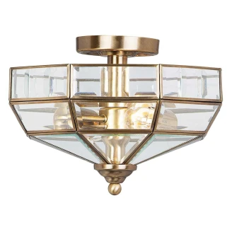 Elstead Taklampe <strong>Old Park</strong>  Antikk Messing