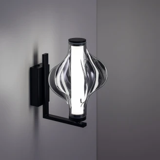 Vegglampe <strong>Edda</strong>  Svart Blank