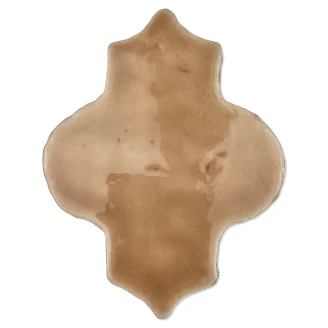 Alteret Håndlaget Veggflis <strong>Arabesque</strong>  Camel Blank 12x15 cm