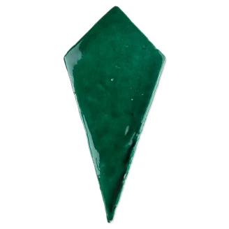 Alteret Håndlaget Veggflis <strong>Kite</strong>  Verde Blank 11x23 cm