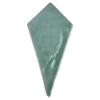 Alteret Håndlaget Veggflis <strong>Kite</strong>  Agua Marina Blank 11x23 cm