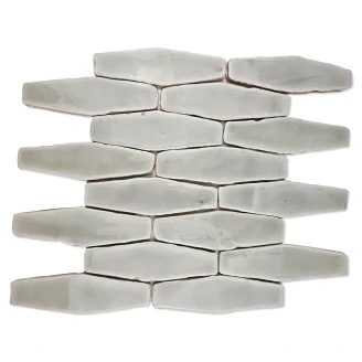 Alteret Håndlaget Mosaikk Veggflis Verona Gris Perla Blank 26x33 (4x13) cm