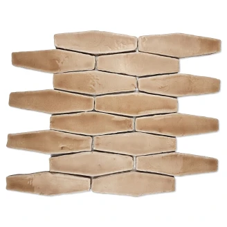 Alteret Håndlaget Mosaikk Veggflis Verona Camel Blank 26x33 (4x13) cm