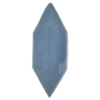 Alteret Håndlaget Veggflis Essenza Azul Laguna Blank 7x18 cm