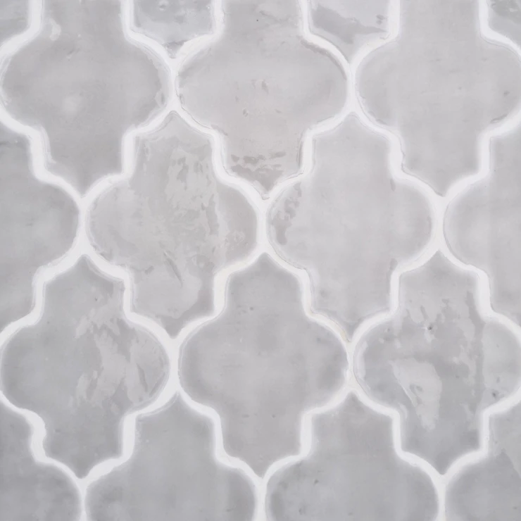 Alteret Håndlaget Veggflis Essenza Gris Perla Blank 7x18 cm