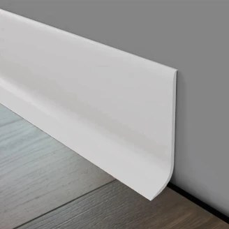 Dune Semifleksibel PVC Sokkellist Hvit 8x200 cm