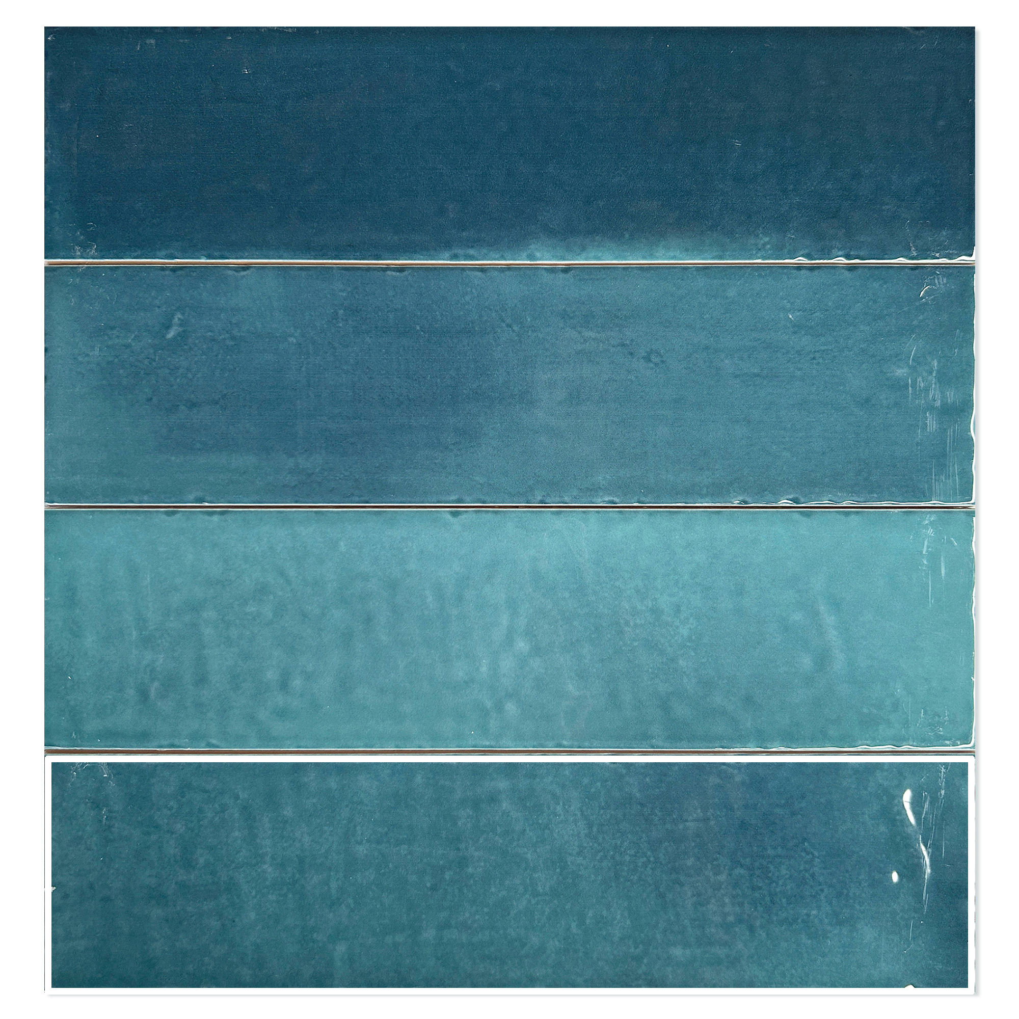 Gulvflis Lustre Hvit Matt-Blank 7x28 cm