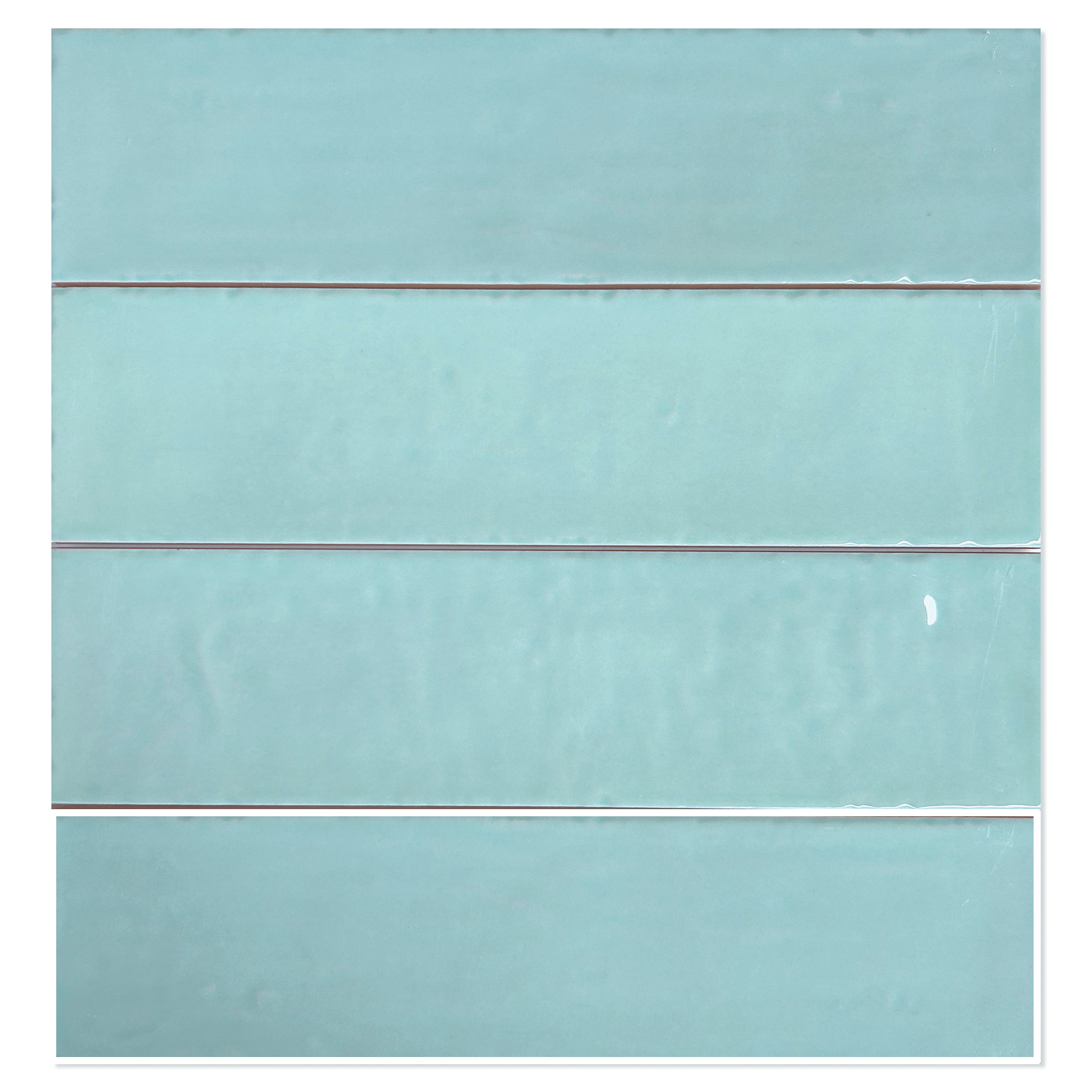 Veggflis Lustre Turkos Matt-Blank 1x23 cm