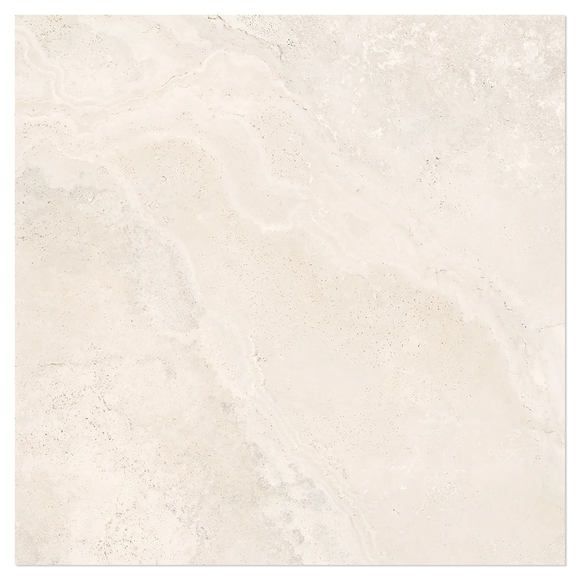 Gulvflis Lenor Lys Beige Matt-Sateng 90x90 cm