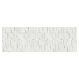 Veggflis <strong>Nalin</strong>  Hvit Matt Relieff 30x90 cm
