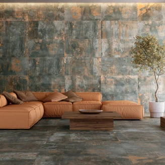Gulvflis <strong>Ferrox</strong>  Svart Matt 60x120 cm
