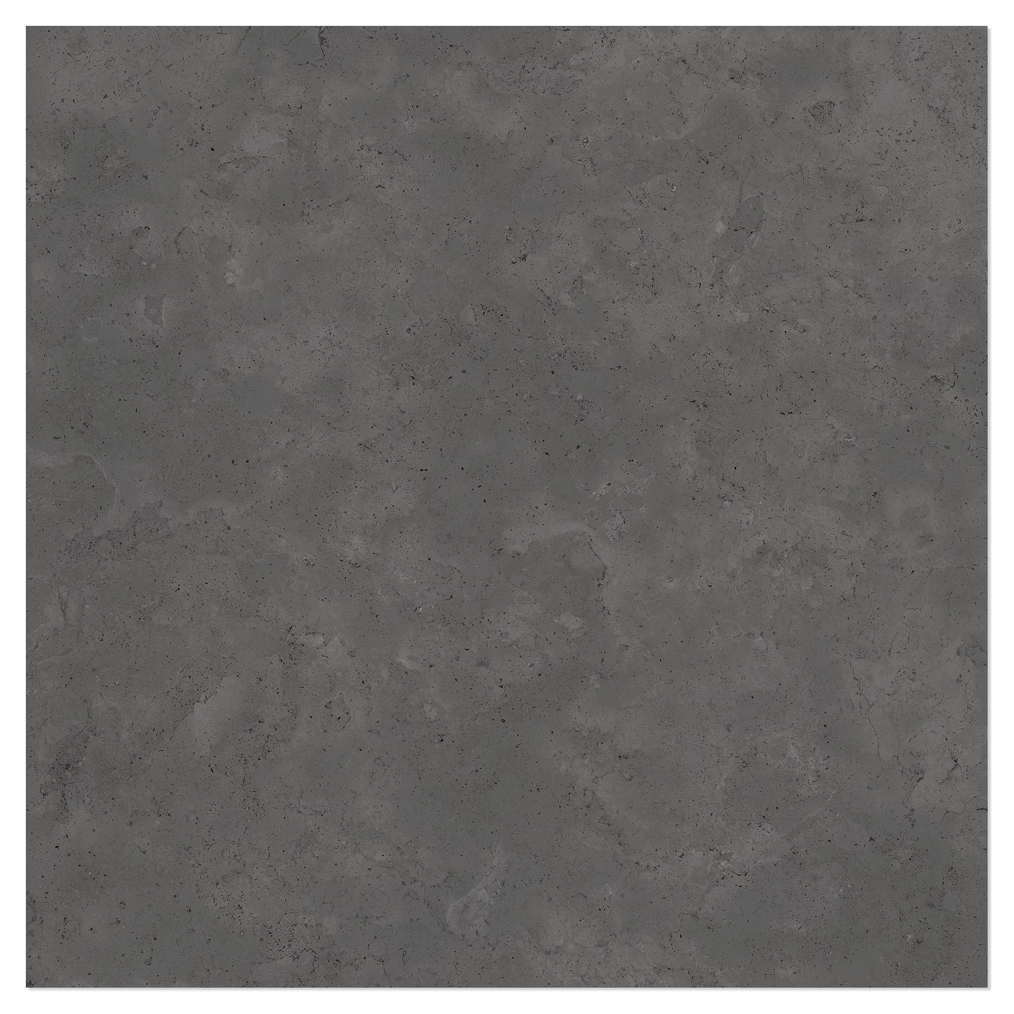 Gulvflis Lieta Svart Matt-Sateng 120x120 cm