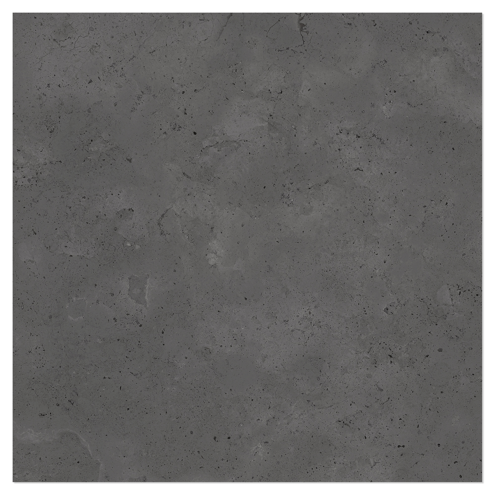 Gulvflis Lieta Svart Matt-Sateng 60x60 cm
