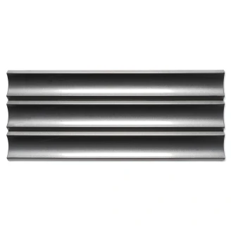 Natucer Veggflis <strong>Jazz Natucer</strong>  Chrome Blank Relieff 17x40 cm