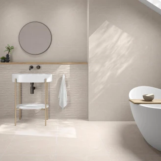 Marmor Gulvflis <strong>Saphir</strong>  Beige Matt 60x120 cm