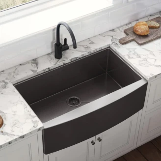 Rustfritt stål Oppvaskkum <strong>Belgravia</strong>  Metall Svart 70x50 cm Butler
