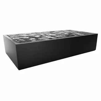 Vandspejl <strong>Skagen</strong>  Sort 125x80x50 cm