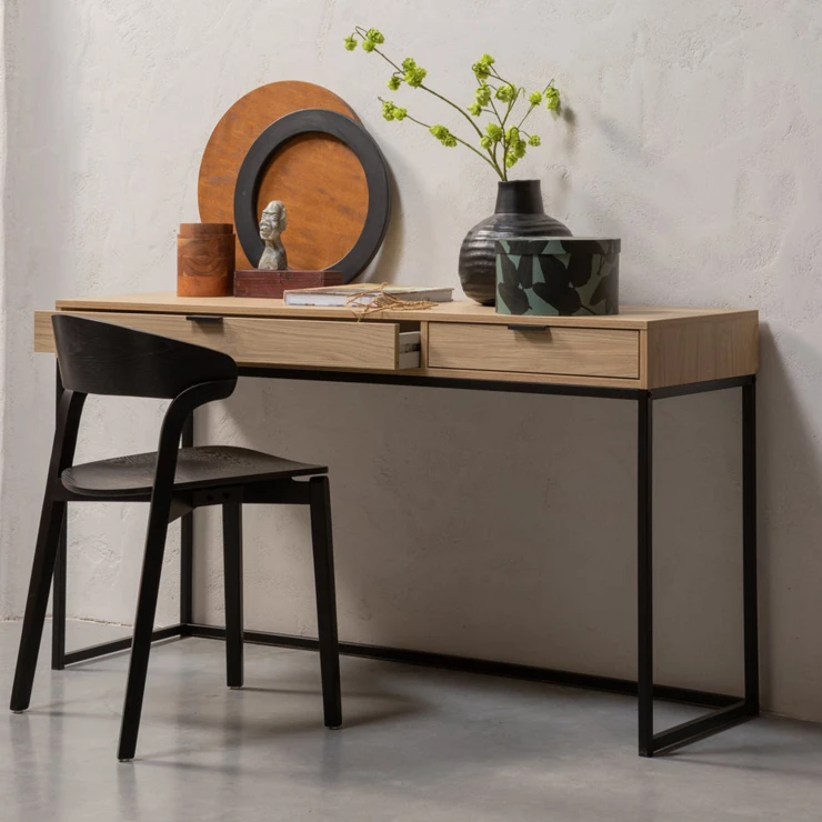 Woood Sofabord Mael Svart 120x50 cm