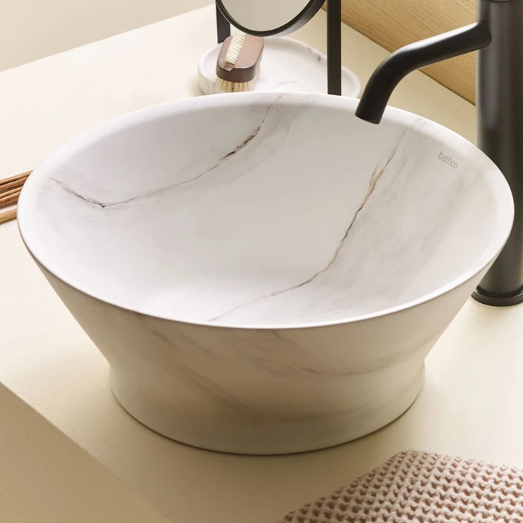 Bathco Servant Etna Calacatta Atelier 39.5 cm