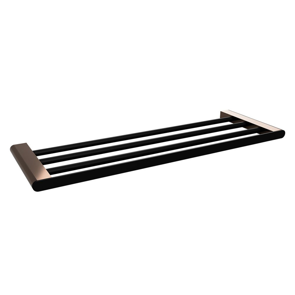 Håndkleholder Industrial Svart Matt 60x20 cm