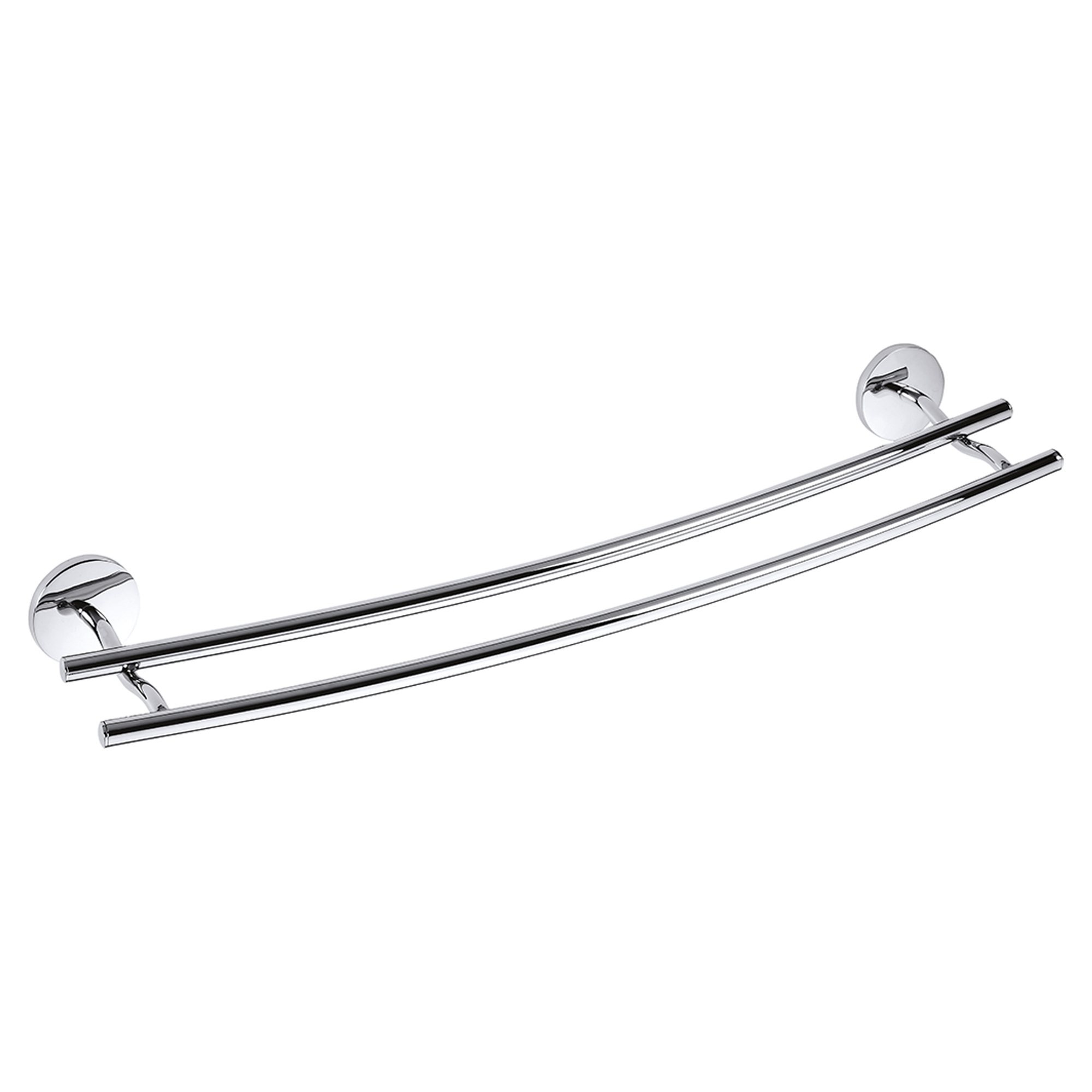 Dobbel Håndkleholder Harlo Krom Blank