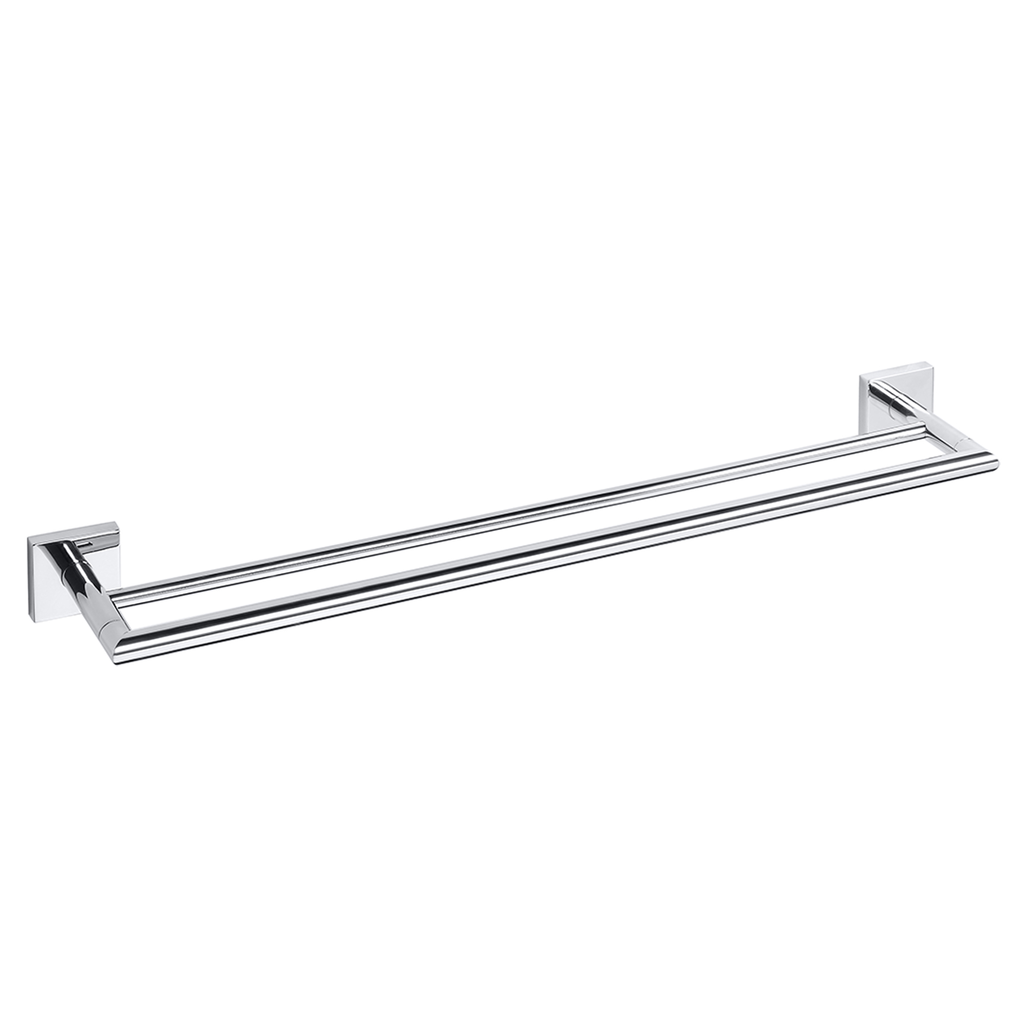 Dobbel Håndkleholder Edris Krom Blank 60 cm