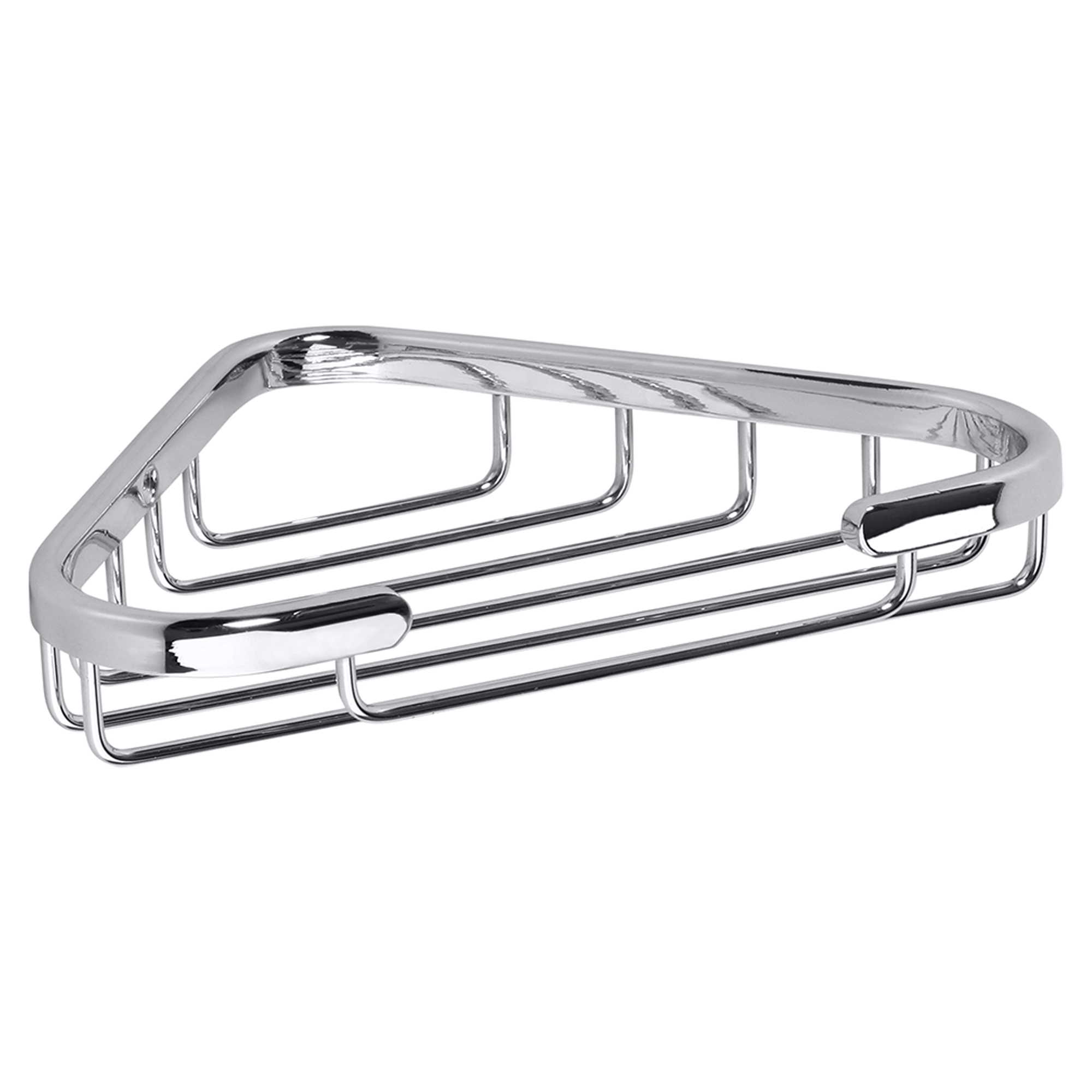 Hjørnebaderomshylle Line Krom Blank 23 cm