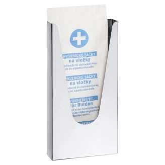 Dispenser for Hygieneposer HygBag 10x24 cm Krom Matt