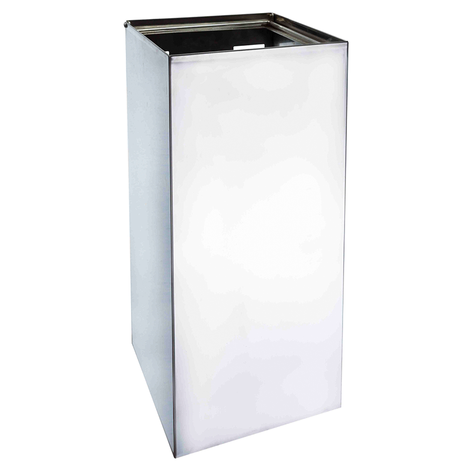 Veggmontert Papirkurv Krom Blank 45 L
