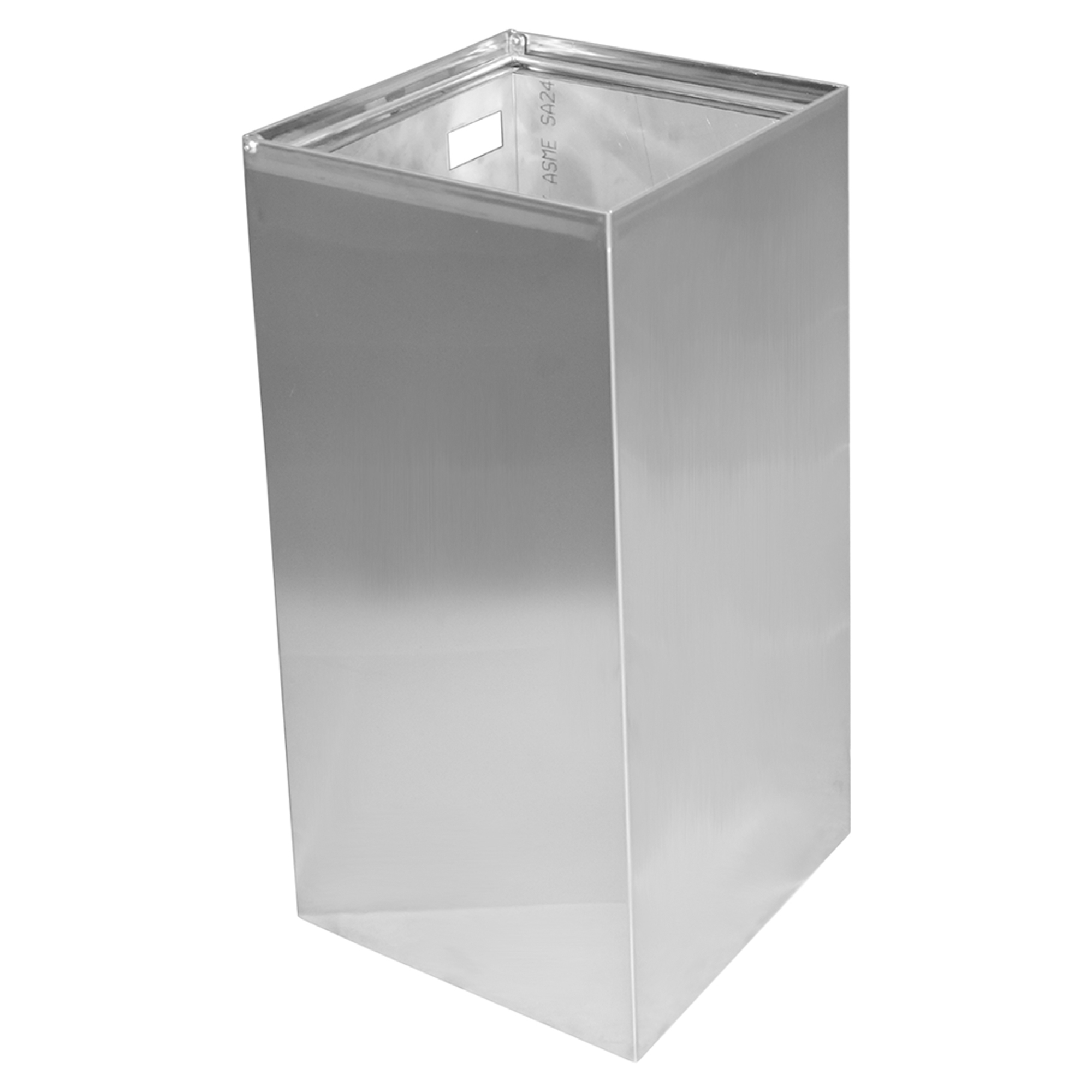 Veggmontert Papirkurv Krom Matt 45 L