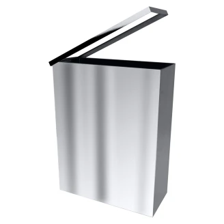 Papirkurv 25 L Krom Matt