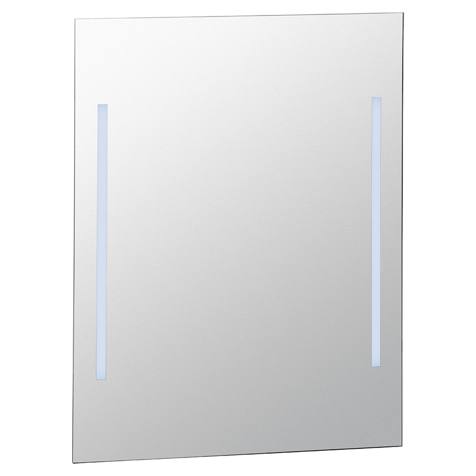 Speil med LED-belysning 60x80 cm
