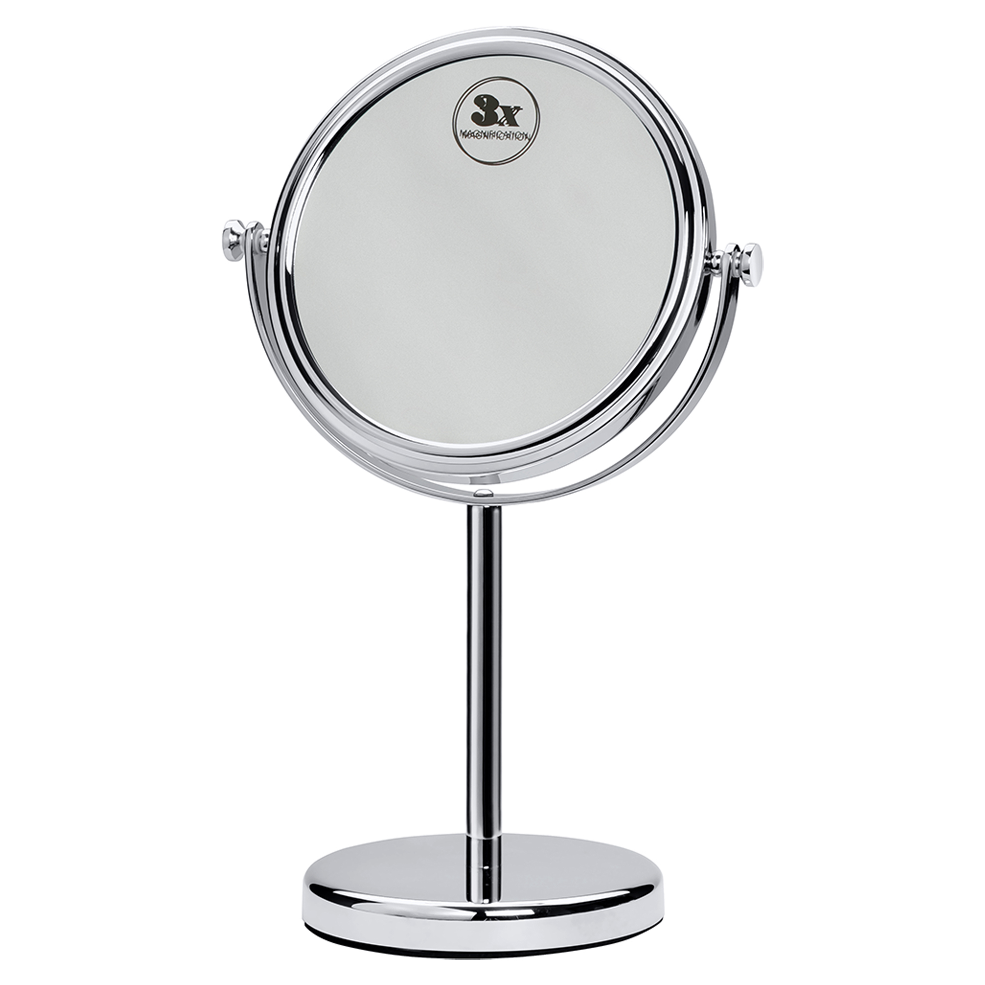 Dobbelsidig Sminkespeil Elega Krom Matt 20 cm