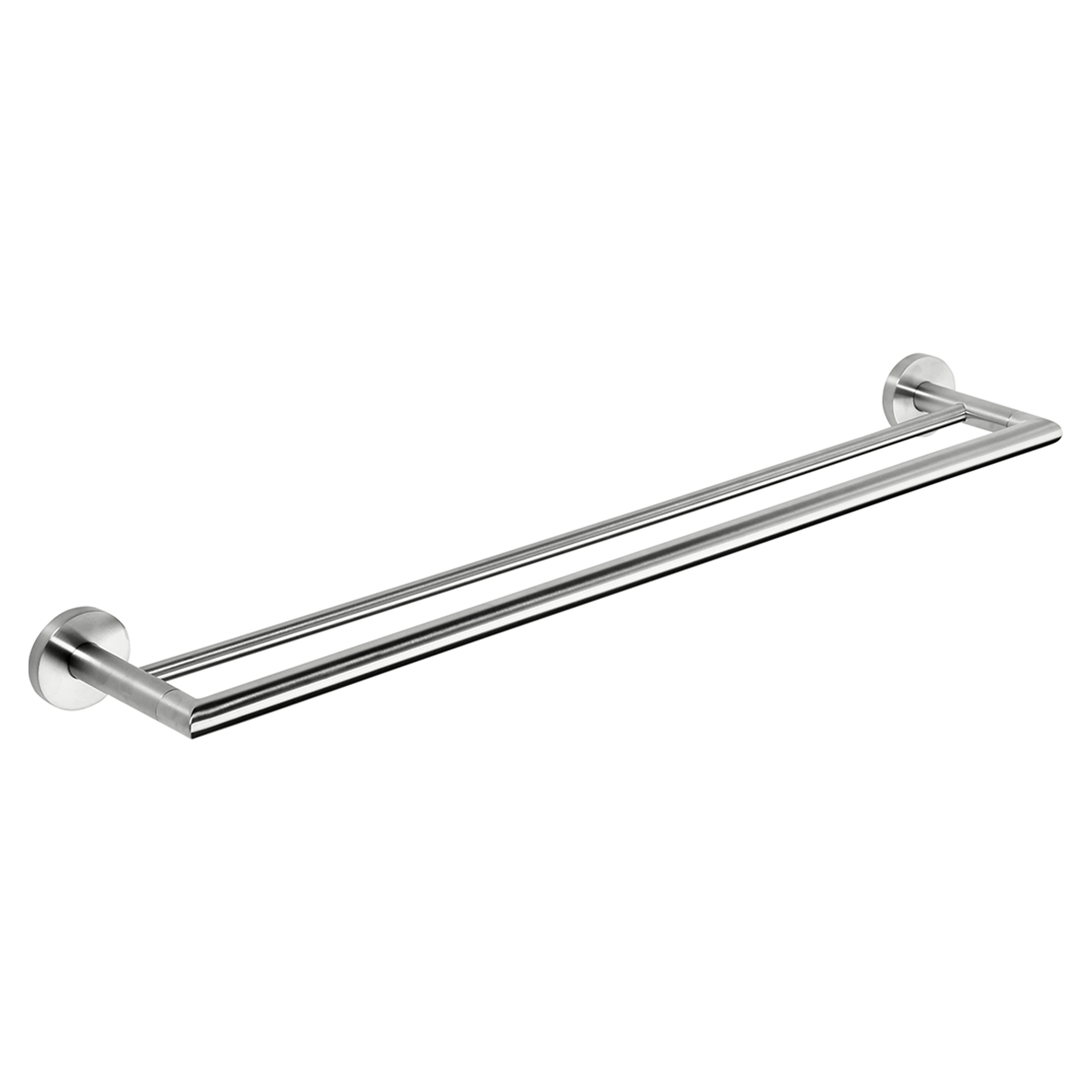 Dobbel Håndkleholder Ophelie Krom Matt 60 cm