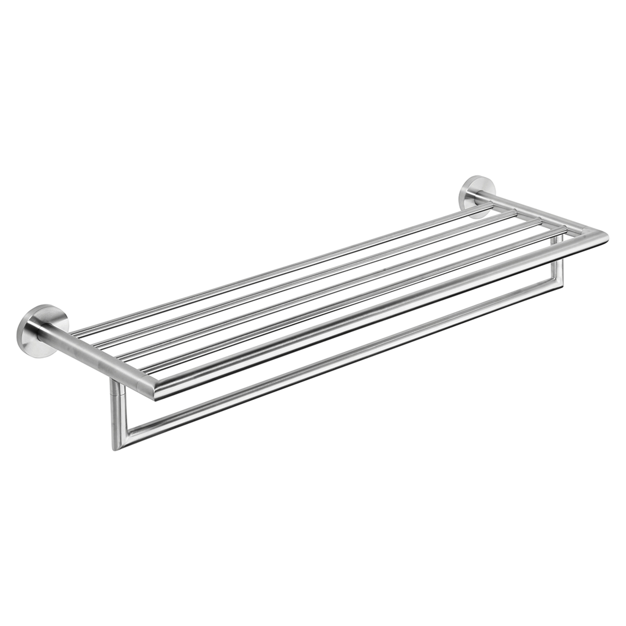 Håndkleholder med Stang Ophelie Krom Matt 60 cm